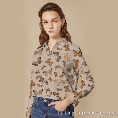 Digital Printing Fabric Poly Crepe Fabric Animal Patterns